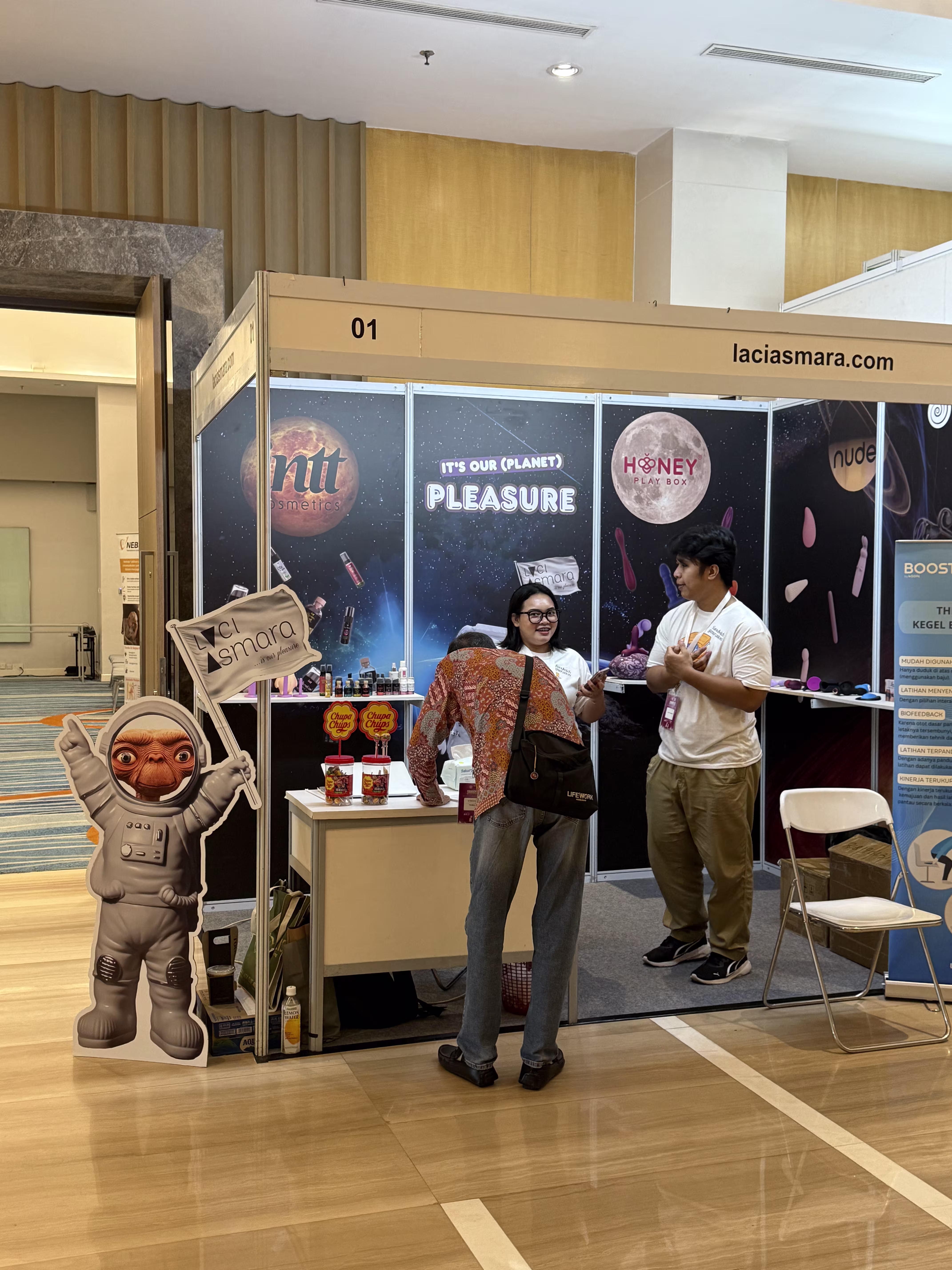 Laciasmara booth at SIMNAS AS 2025